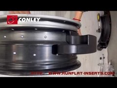 ISO 9001 Wojskowe wkładki Run Flat do ochrony przed przebiciem w autobusie pasażerskim